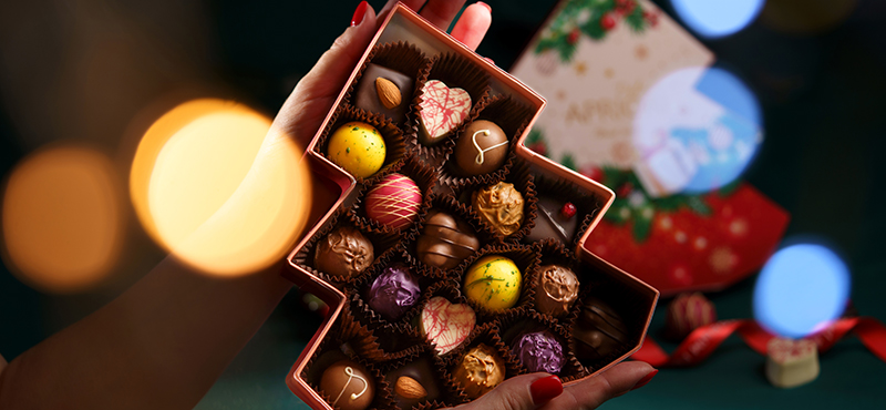 Новогодняя коллекция сладких подарков в шоколадном бутике «Верность Качеству»!