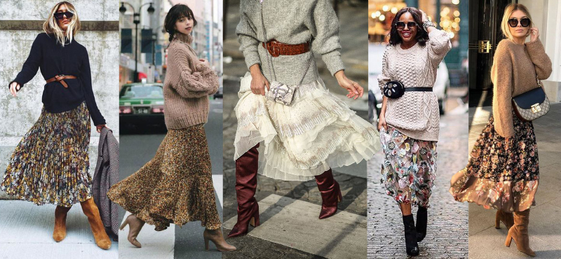 9 способов носить платье осенью и зимой. Советы стилиста