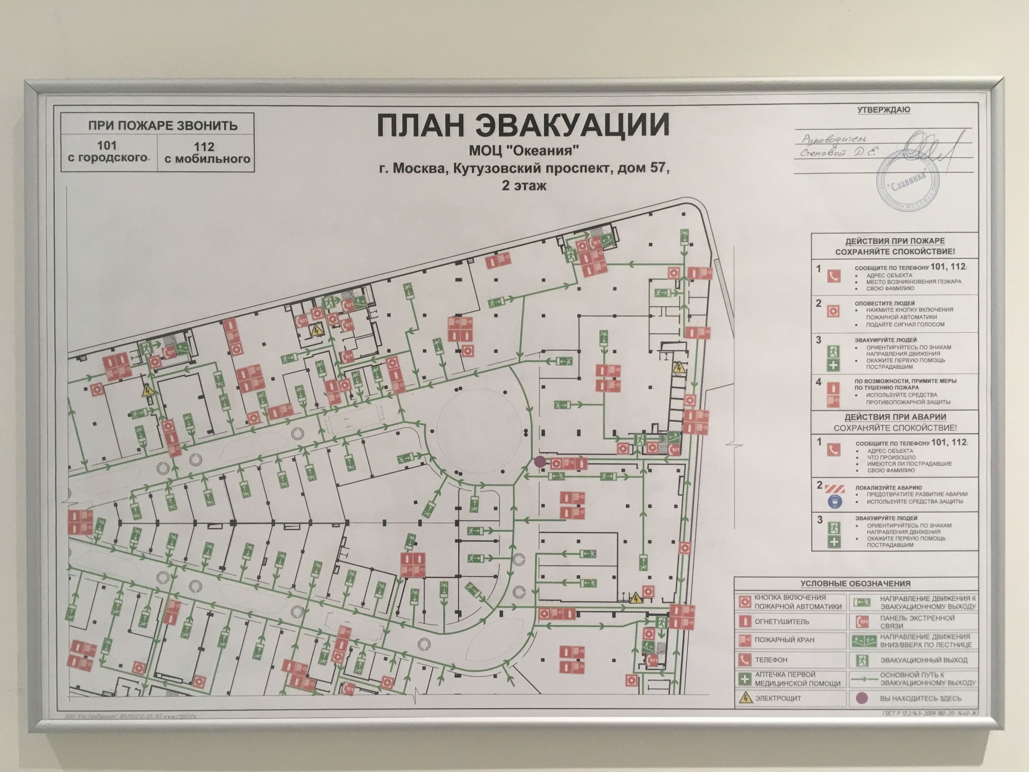 Океания схема магазинов